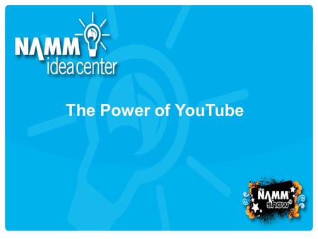 Course Title The Power of YouTube. Brand your profile.