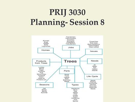PRIJ 3030 Planning- Session 8