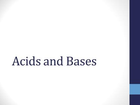 Acids and Bases. Svante Arrhenius In the 1880’s, Swedish chemist Svante Arrhenius developed a theory about electrolytes His theory explained why solutions.