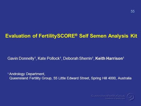 Evaluation of FertilitySCORE® Self Semen Analysis Kit