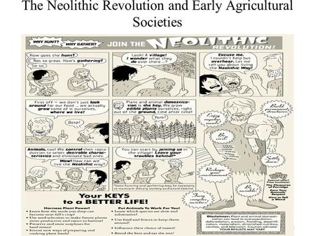 The Neolithic Revolution and Early Agricultural Societies