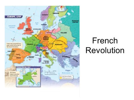 French Revolution. Causes of the Revolution Inequality –Old Order First Estate Second Estate Third Estate Enlightenment Ideas Financial Crisis –Drought.