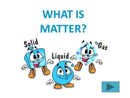 WHAT IS MATTER?. Which is an example of a solid? Steam Apple Juice Table Syrup.