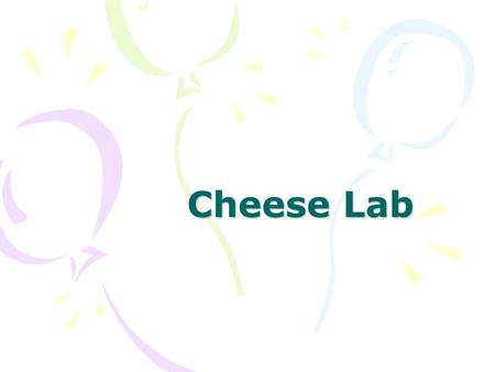 Cheese Lab.