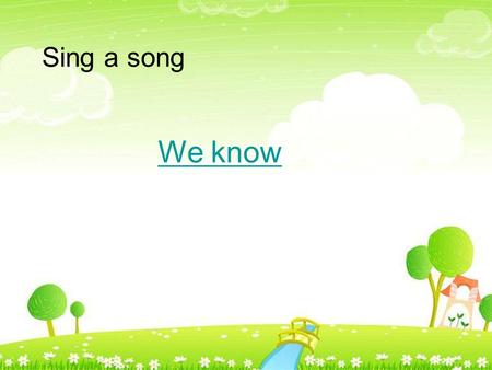 Sing a song We know. Unit10 Review and check insects / I / /e/ ( 昆虫 )