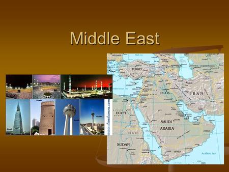 Middle East. Current Issues The Middle East is the crossroads of many different cultures. The Middle East is the crossroads of many different cultures.