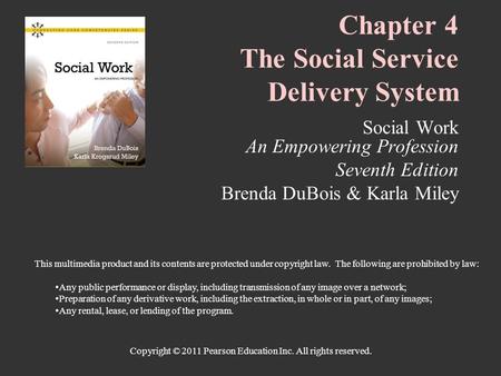 Chapter 4 The Social Service Delivery System