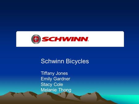 Schwinn Bicycles Tiffany Jones Emily Gardner Stacy Cole Melanie Thong.