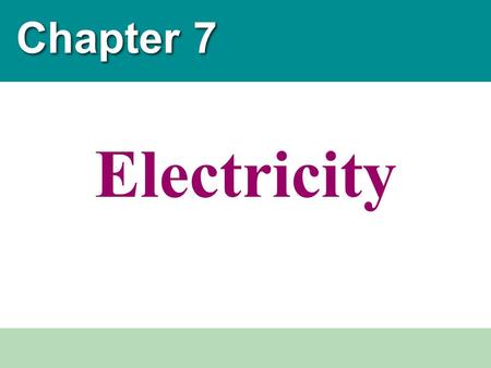 Chapter 7 Electricity. An atom is the basic unit of matter and is made of protons, neutrons, & electrons – protons: + charge – electrons: - charge – neutrons:
