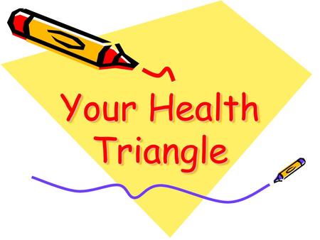 Your Health Triangle.