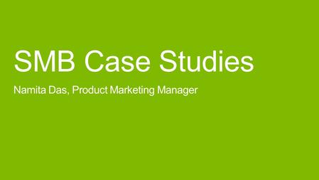 Case study Customer: Make Partner: Modern Networks “The benefits of Windows 8 Pro are staggering. It’s got the “wow” factor. It’s absolutely amazing.”