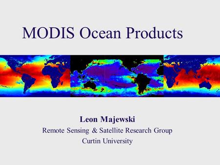 Remote Sensing & Satellite Research Group