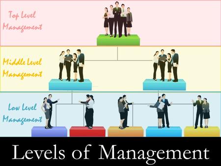 Middle Level Management Top Level Management Low Level Management Levels of Management.