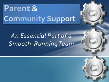 An Essential Part of a Smooth Running Team. INFORMATION DISIMINATIONBUILD SEASON SUPPORTFUNDRAISING/SPONSORS BENEFITS.