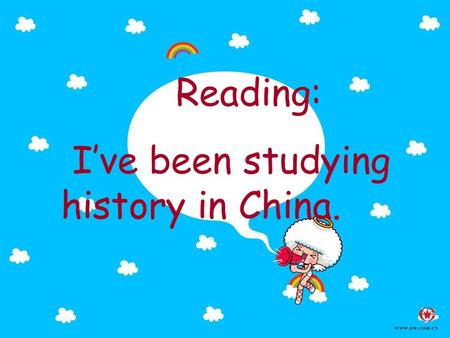 Reading: I’ve been studying history in China. Jewish adj. 犹太人的； Jew n. 犹太人 more than 比 … 多 ; 多于 …( = over ) thousand n. 一千 emperor n. 皇帝 capital n. 省会；首都.