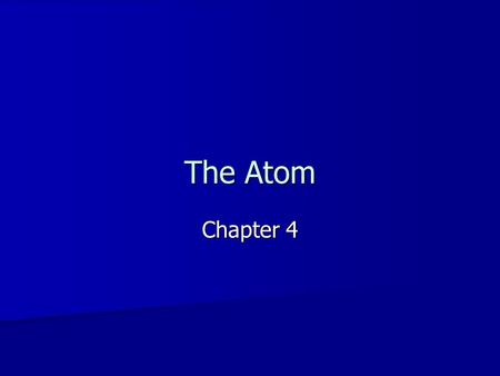 The Atom Chapter 4.