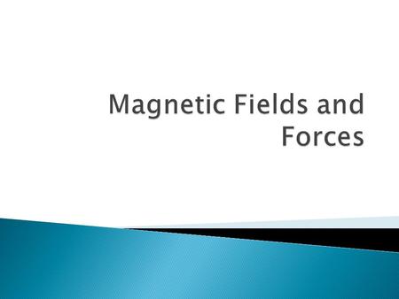  Magnets have 2 poles (north and south)  Like poles repel  Unlike poles attract  Magnets create a MAGNETIC FIELD around them.