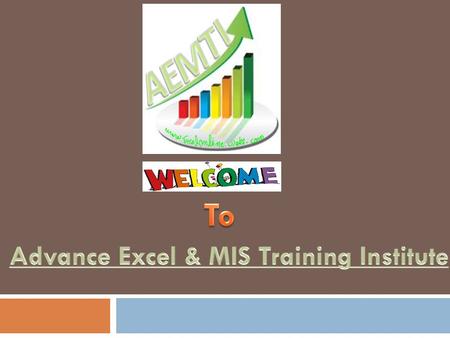 www.excelonline.webs.comwww.excelonline.webs.com Call :- 8802579388 Advance Excel With Advance Formulas MIS Reporting With Dashboard Excel VBA Macros.