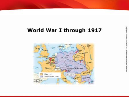 TEKS 8C: Calculate percent composition and empirical and molecular formulas. World War I through 1917.