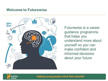 Welcome to Futurewise Futurewise is a career guidance programme that helps you understand more about yourself so you can make confident and informed decisions.