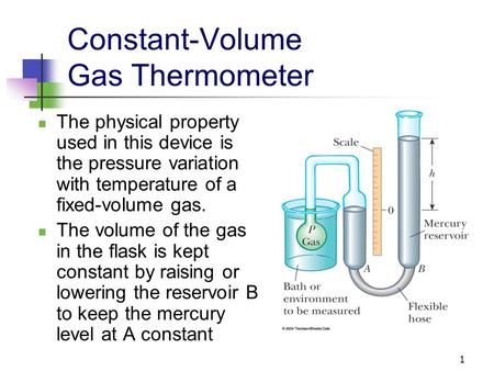Constant-Volume Gas Thermometer