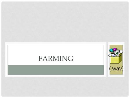 FARMING.  2BRa0  WR2J-c Organic and Free range Farming Intensive farming WATCH.