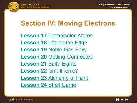 Section IV: Moving Electrons