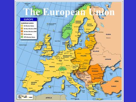 The European Union. After the Second world the whole Europe was destroyed. Europeans were determined to prevent such killing and destruction ever happening.
