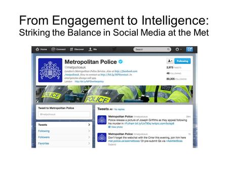 From Engagement to Intelligence: Striking the Balance in Social Media at the Met.