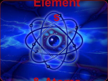 Element s & Atoms. Demokritos c. 460-370 BC “The material cause of all things that exist is the coming together of atoms and void. Atoms are too small.