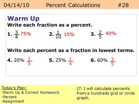 04/14/10 Percent Calculations #28