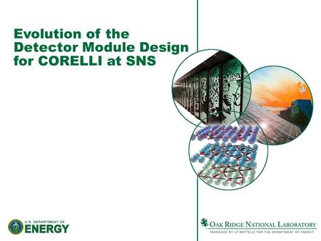 Evolution of the Detector Module Design for CORELLI at SNS.