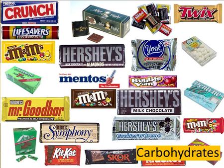 Carbohydrates. Single sugars Glucose Fructose Glucose is used in Respiration to give you energy.