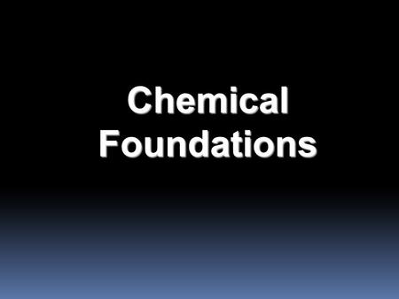 Chemical Foundations. Steps in a Scientific Method (depends on particular problem) 1. Observations -quantitative - qualitative 2.Formulating hypotheses.