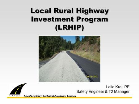 Local Rural Highway Investment Program (LRHIP)