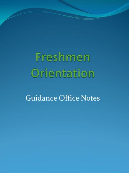 Guidance Office Notes. Guidance Office Staff Mrs. Semancik Office Manager The REAL coordinator of the guidance office Mrs. Hawthorne Class of 2017 Freshmen.
