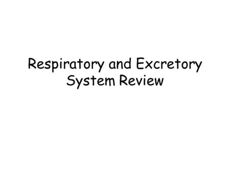 Respiratory and Excretory System Review. 1. The tubes that branch from the trachea are the 2. The dome shaped muscle below the chest cavity is called.