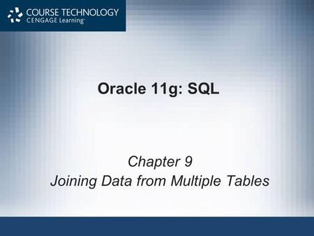 Chapter 9 Joining Data from Multiple Tables
