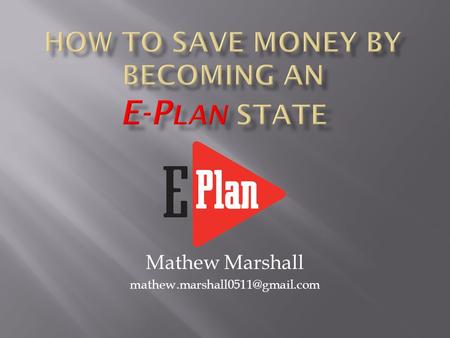 Mathew Marshall  Regulations involved with reporting requirements.  EPA’s guidance on reporting options.  Benefits of.