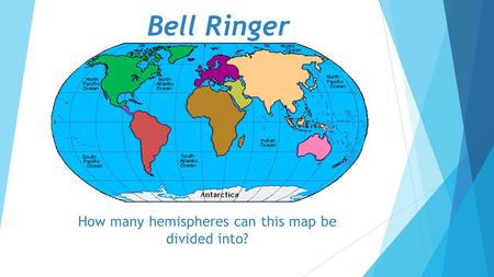 How many hemispheres can this map be divided into?