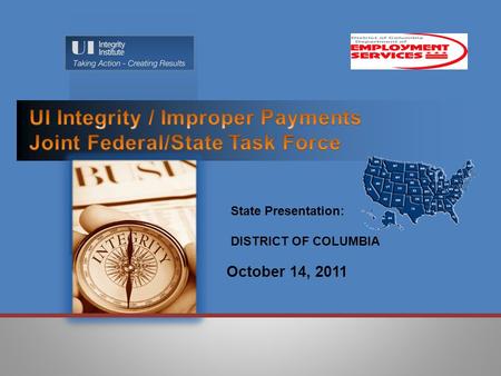 October 14, 2011 State Presentation: DISTRICT OF COLUMBIA.