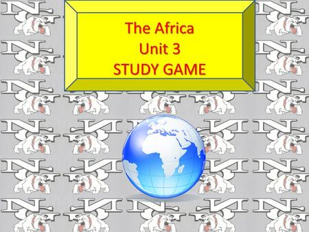 The Africa Unit 3 STUDY GAME New machinery and tools are examples of __________ resources Capital.
