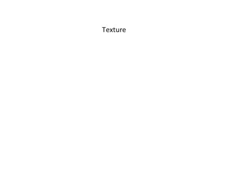 Texture. Texture is an innate property of all surfaces (clouds, trees, bricks, hair etc…). It refers to visual patterns of homogeneity and does not result.