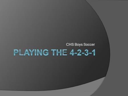 CHS Boys Soccer.