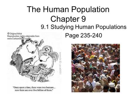 The Human Population Chapter 9