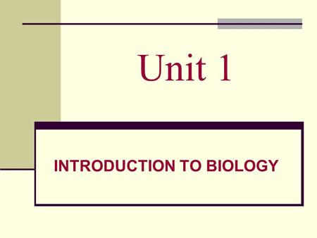 Unit 1 INTRODUCTION TO BIOLOGY. I. INTRODUCTION TO BIOLOGY (pp.16-22) A. What is Biology? Biology means the___________. Bio=____logy=________ Biology.