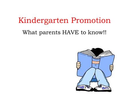Kindergarten Promotion