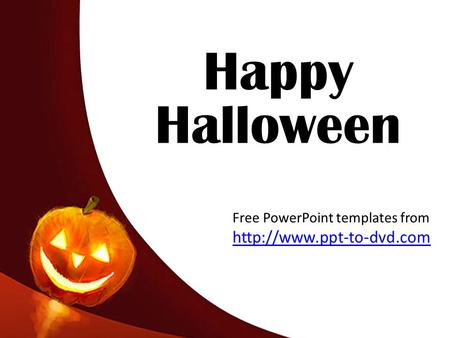 Happy Halloween Free PowerPoint templates from