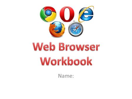 Name: Read this page first. A web browser is software on your computer that lets you visit web pages. The address bar is a box in a web browser displaying.