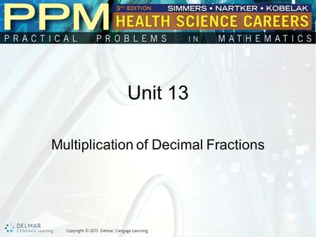Multiplication of Decimal Fractions